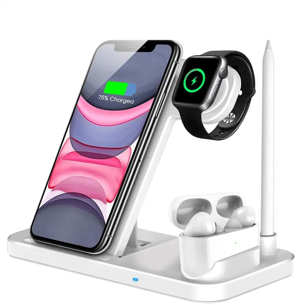 Fast Wireless Charger Stand For iPhone 11 12 X 8 elwady1