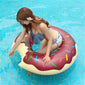 Summer Water Inflatable Donut Swimming Ring Outdoor PVC elwady1