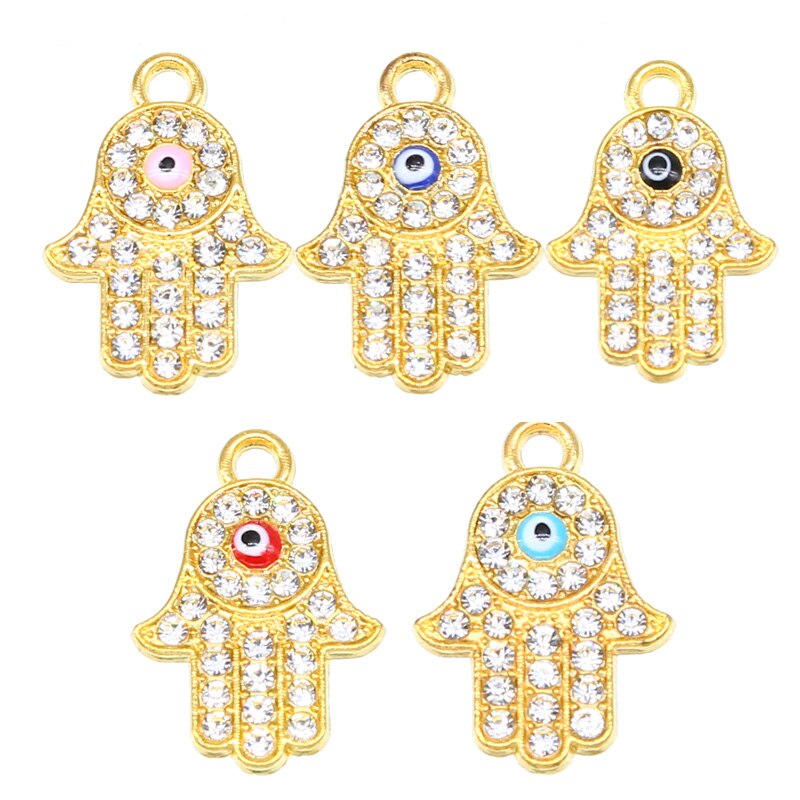 lucky eye pendant 16 types 6 pieces  eyes Diy jewelry accessories elwady1