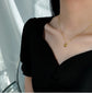 Necklace Stainless Steel Gold Color Love Heart elwady1