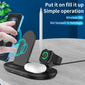 Fast Wireless Charger 3 in 1 15W Qi Charging Dock Station For iPhone elwady1
