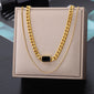 Romalar Double Layer Hollow Thick Clavicle Chain elwady1