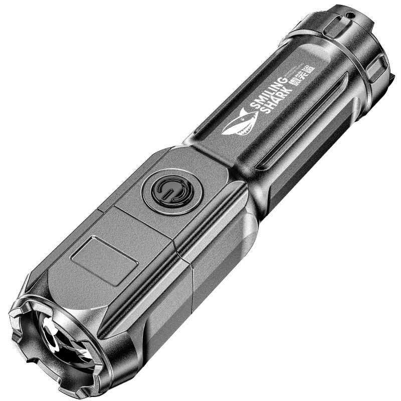 Flashlight Strong Light Rechargeable Zoom elwady1